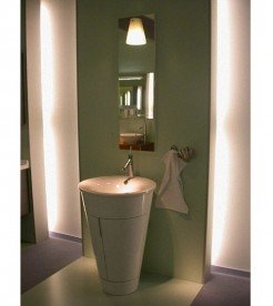 Тумба под раковину Duravit Starck 1 напольная Ø56 см белый глянцевый S1952008585