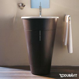 Тумба под раковину Duravit Starck 1 напольная Ø56 см макассар S1952002424