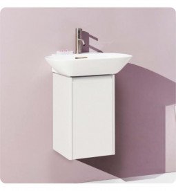 Тумба под раковину Laufen Base подвесная 31,7х33,9 см петли слева МДФ белый матовый H4030211102601