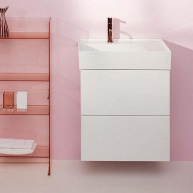 Тумба под раковину Laufen Kartell 58х45 см МДФ белый матовый H4075580336401