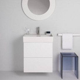 Тумба під раковину Laufen Kartell 58х45 см МДФ білий H4075690336401