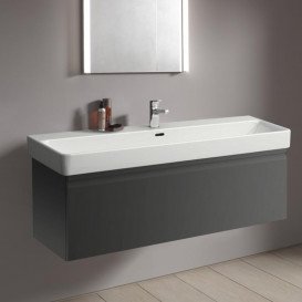 Тумба под раковину Laufen Pro S подвесная 115,9х45 см МДФ графит H4835610964801