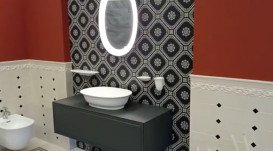 Тумба под раковину Laufen The New Classic 120 см с отверстием в центре МДФ/ДСП серый H4060210856271