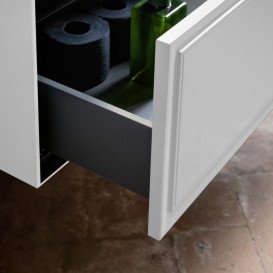 Тумба под раковину Laufen The New Classic 120 см вырез слева МДФ/ДСП белый глянцевый H4060810856311