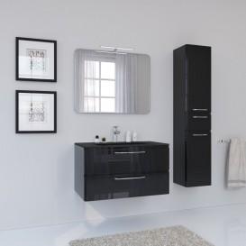 Тумба під раковину Marsan Adele 1100 МДФ чорний Adele1100black