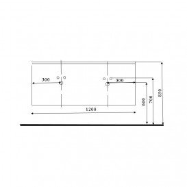 Тумба под раковину Marsan Alexis 1200 МДФ черный Alexis1200black