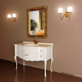 Тумба під раковину Marsan Angelique 910 дерево білий Angelique910white