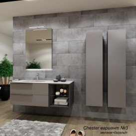Тумба под раковину Marsan Chester 1150 МДФ меланж Chester3-1150melange