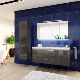 Тумба під раковину Marsan Felix 1300 МДФ графіт Felix1300графит