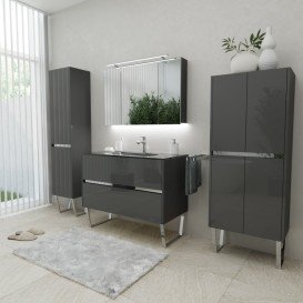 Тумба під раковину Marsan Justin 900 МДФ графіт Justin900графит