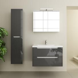 Тумба под раковину Marsan Louise 700 МДФ графит Louise700graphite