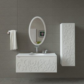 Тумба под раковину Marsan Marsel 1200 МДФ белый Marsel1200white