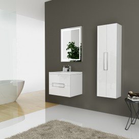 Тумба під раковину Marsan Monique 600 МДФ білий Monique600white