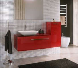 Тумба под раковину Marsan Oscar 800x475 МДФ кармин Oscar800x475кармин-1