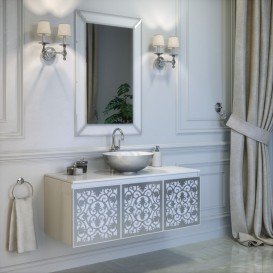 Тумба під раковину Marsan Vincent 1200 МДФ білий Vincent1200white