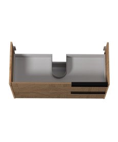 Тумба під раковину Мийдодир Cubic 100-A 97х42,8 см ДСП дуб підсмажений 00-0008590