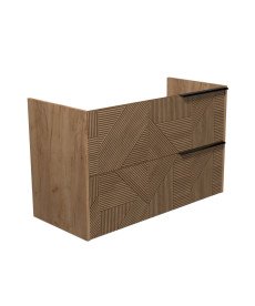 Тумба під раковину Мийдодир Cubic 100-A 97х42,8 см ДСП дуб підсмажений 00-0008590