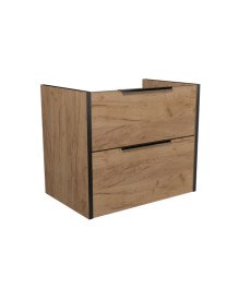 Тумба под раковину Мойдодыр Line Craft 70-А 69х44,5 см ДСП дуб крафт 00-0008016