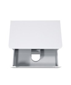 Тумба під раковину Мийдодир Malaga 80-A ST зі стільницею 78х44 см ДСП/МДФ білий глянець 00-0009285