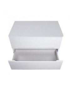 Тумба під раковину Мийдодир Octavio 80-A ST зі стільницею 80х45 см ДСП/МДФ білий глянець 00-0008192