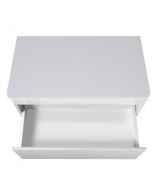 Тумба под раковину Мойдодыр Prime 80-А ST со столешницей 80х45 см ДСП/МДФ белый глянец 00-0008188