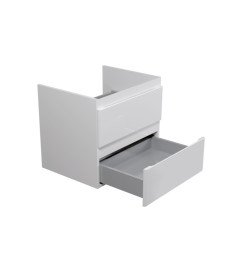 Тумба під раковину Мийдодір Unik 60-A 56х44,6 см ДСП/МДФ білий глянець 00-0008763