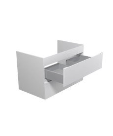 Тумба під раковину Мийдодір Unik 70-A 66х44,6 см ДСП/МДФ білий глянець 00-0008764