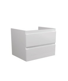 Тумба під раковину Мийдодір Unik 70-A 66х44,6 см ДСП/МДФ білий глянець 00-0008764
