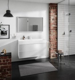 Тумба під раковину підвісна Hansgrohe Xevolos E 118х47,5 см матовий білий/білий 54184320