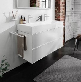 Тумба під раковину підвісна Hansgrohe Xevolos E 118х47,5 см матовий білий/білий 54184320