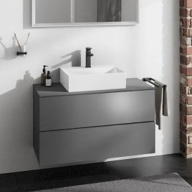 Тумба під раковину підвісна Hansgrohe Xevolos E 98х55,5 см матовий/сланцево-сірий 54192770