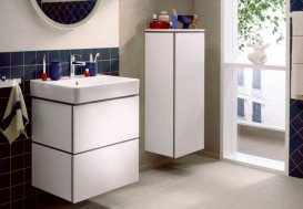 Тумба під раковину підвісна Hansgrohe Xilesa E 58х47 см МДФ матовий білий 54254700