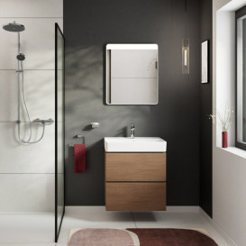 Тумба під раковину підвісна Hansgrohe Xilesa E 63х47 см ДСП дуб кашемір 54294550