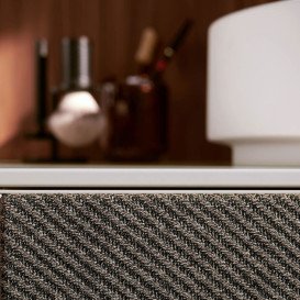 Тумба під раковину підвісна Hansgrohe Xevolos E 98х55,5 см матовий білий/текстиль темно-сірий 54313660