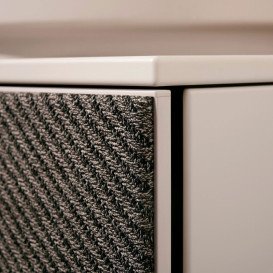 Тумба під раковину підвісна Hansgrohe Xevolos E 98х55,5 см піщано-бежевий матовий/текстиль темно-сірий 54314660