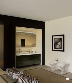 Тумба под раковину подвесная Kerasan Waldorf 150 см зелёный 919152