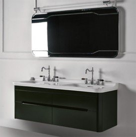 Тумба под раковину подвесная Kerasan Waldorf 150 см зелёный 919152