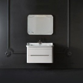 Тумба під раковину підвісна Kerasan Waldorf 100 см білий матовий 919230