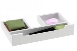 Тумба под раковину подвесная Ravak Classic SD-1300 ДСП/МДФ капучино/белый глянец X000000958