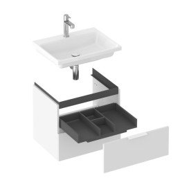 Тумба під раковину підвісна Ravak SD Comfort II 600 МДФ білий X000001818