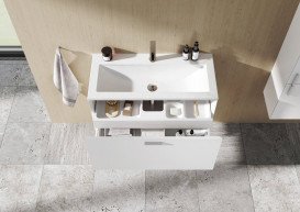 Тумба під раковину підвісна Ravak SD Clear II 1000 ДСП/МДФ білий X000001643