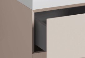 Тумба під раковину підвісна Ravak SD Lite 80 МДФ Alabaster Pink X000001866