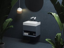 Тумба под раковину подвесная Ravak SD Lite 60 МДФ Deepsea Blue X000001857