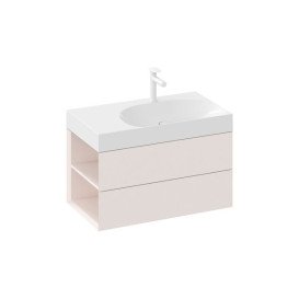 Тумба под раковину подвесная Ravak SD Lite 80 Л МДФ Alabaster Pink  X000001878