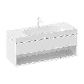 Тумба под раковину подвесная Ravak SD Lite 120 МДФ белый X000001867