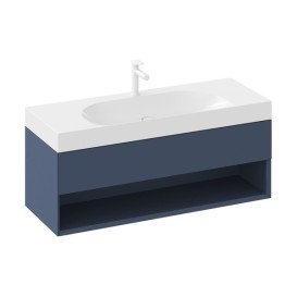 Тумба під раковину підвісна Ravak SD Lite 120 МДФ Deepsea Blue X000001869