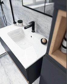 Тумба під раковину Radaway Modern 60 МДФ підвісна графіт матовий M02060-02-02