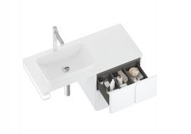 Тумба под раковину Ravak Balance SD 500 подвесная MFPB/МДФ белый X000001364