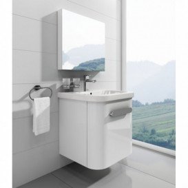 Тумба под раковину Ravak Chrome SD 550 подвесная ДСП/МДФ белый X000000635