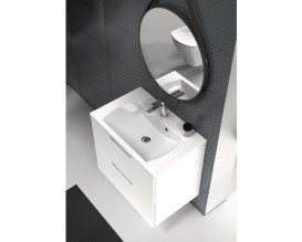 Тумба под раковину Ravak Classic II SD 800 подвесная МДФ белый/серый X000001481